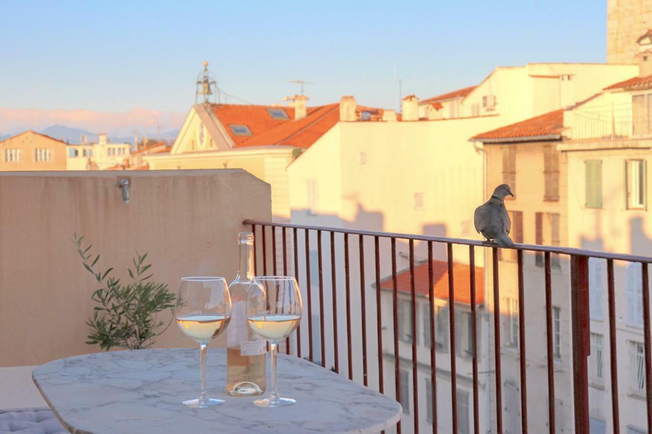 Clt - Unique Duplex & Terrace On The Provencal Market Antibes Zewnętrze zdjęcie